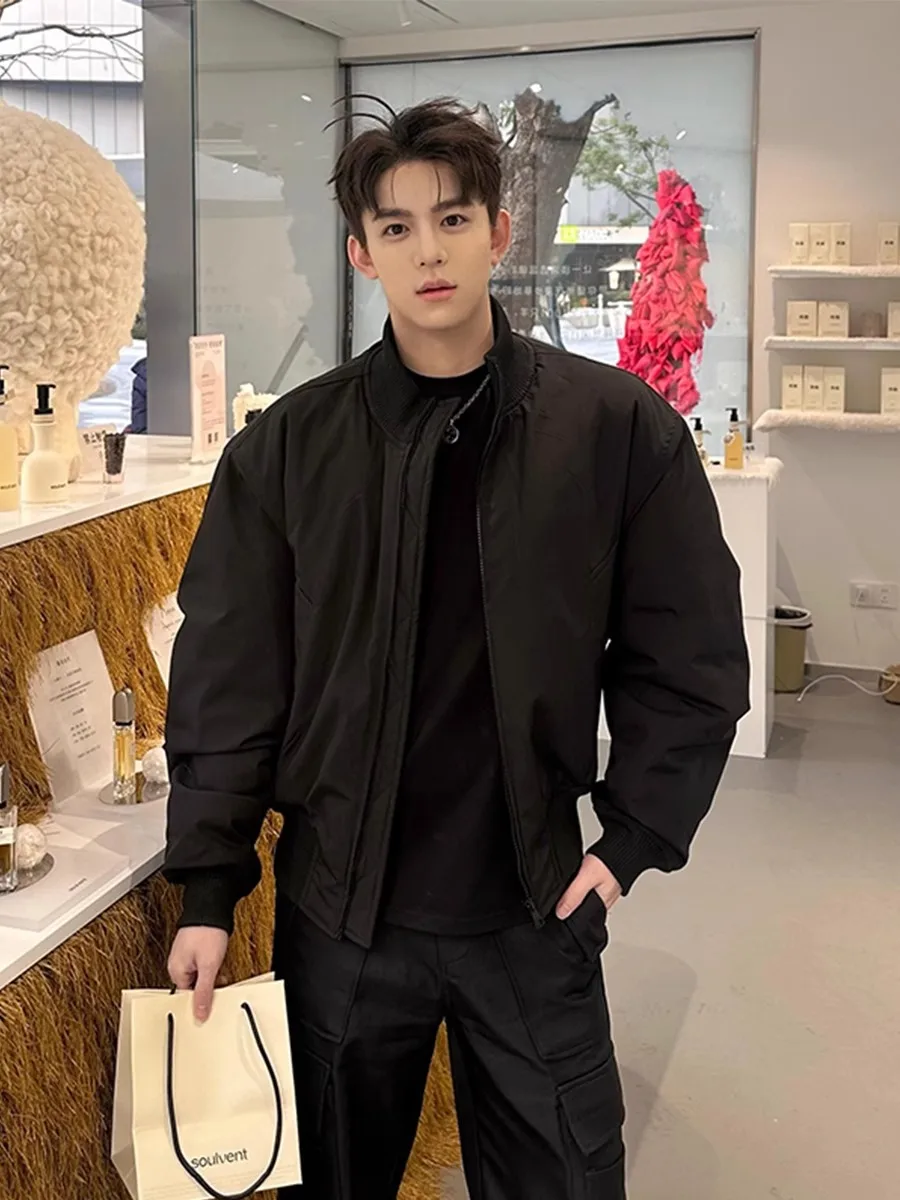 

Мужской пилотский жилет Bla ort в американском стиле с воротником-стойкой, верхняя одежда для весеннего сезона, молодежный тренд, полиэстер