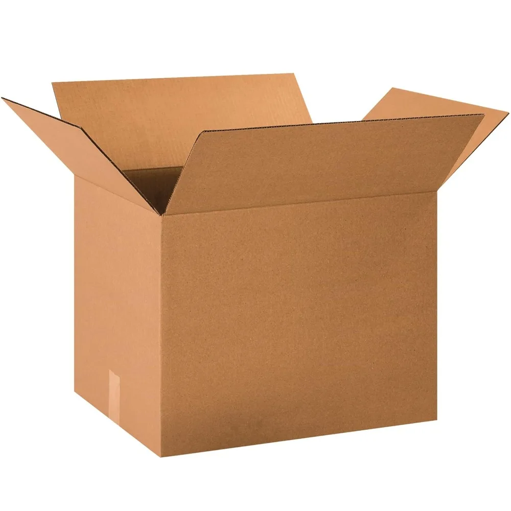 صناديق مموجة 40 × 30 × 30، كبيرة، 40 لتر × 30 عرضًا × 30 ساعة، عبوة من 10 قطع |   الشحن، التعبئة والتغليف، الحركة، صندوق تخزين للمنزل أو الحافلة