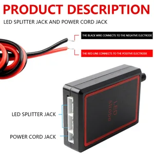 4 em 1 vermelho azul luzes estroboscópicas de emergência luzes da polícia 12v com controle remoto sem fio flash grade luz para carros caminhão van suv 10 principais vendas pisca amarok - №3