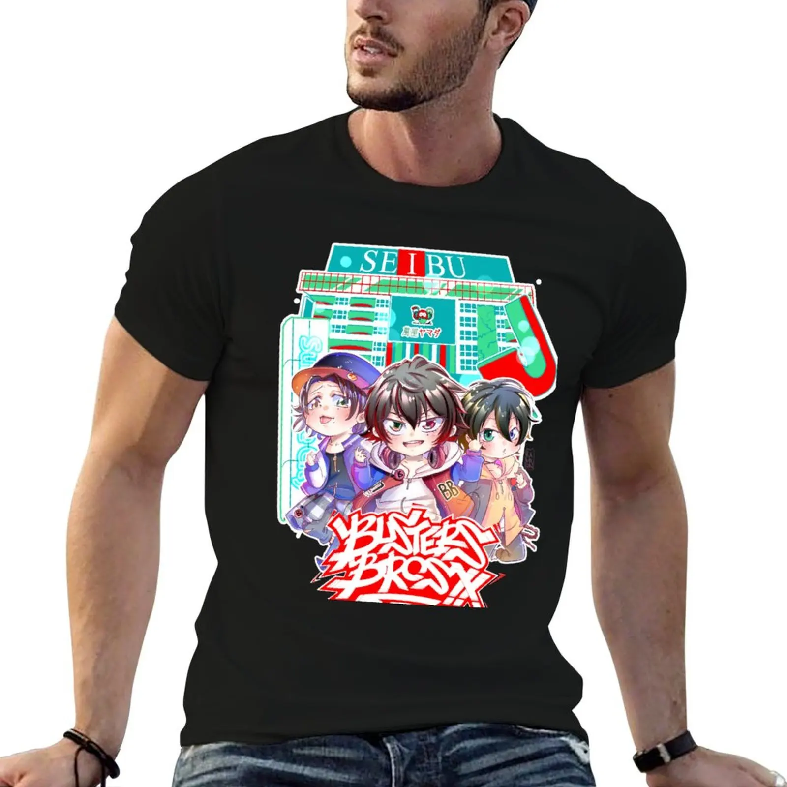 Buster Bros !!! T-Shirt Utility Work Short Sleeve Top