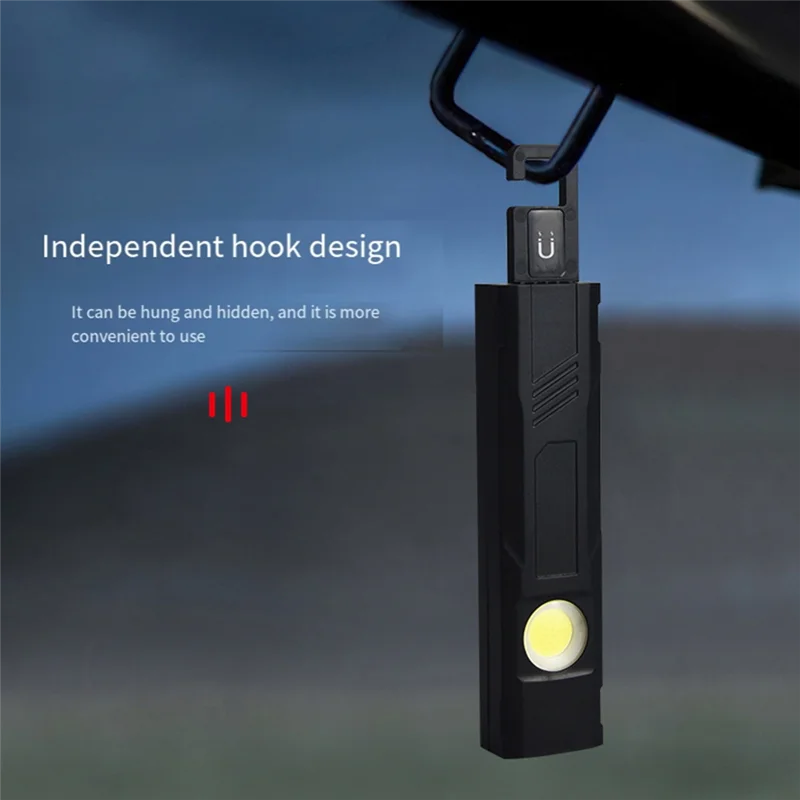 A02M-Hand-Held Maintenance Lamp, Infrared Indicator, Strong Flashlight, Magnetic Hook Auto Repair Tool Lamp