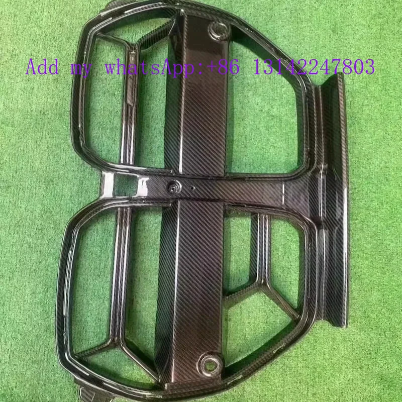 

CLS Style Carbon Fiber Grill Update Front Bumper Grille Frame Trim for G80 M3 G82 M4 With ACC or Without ACC Conversion Kit