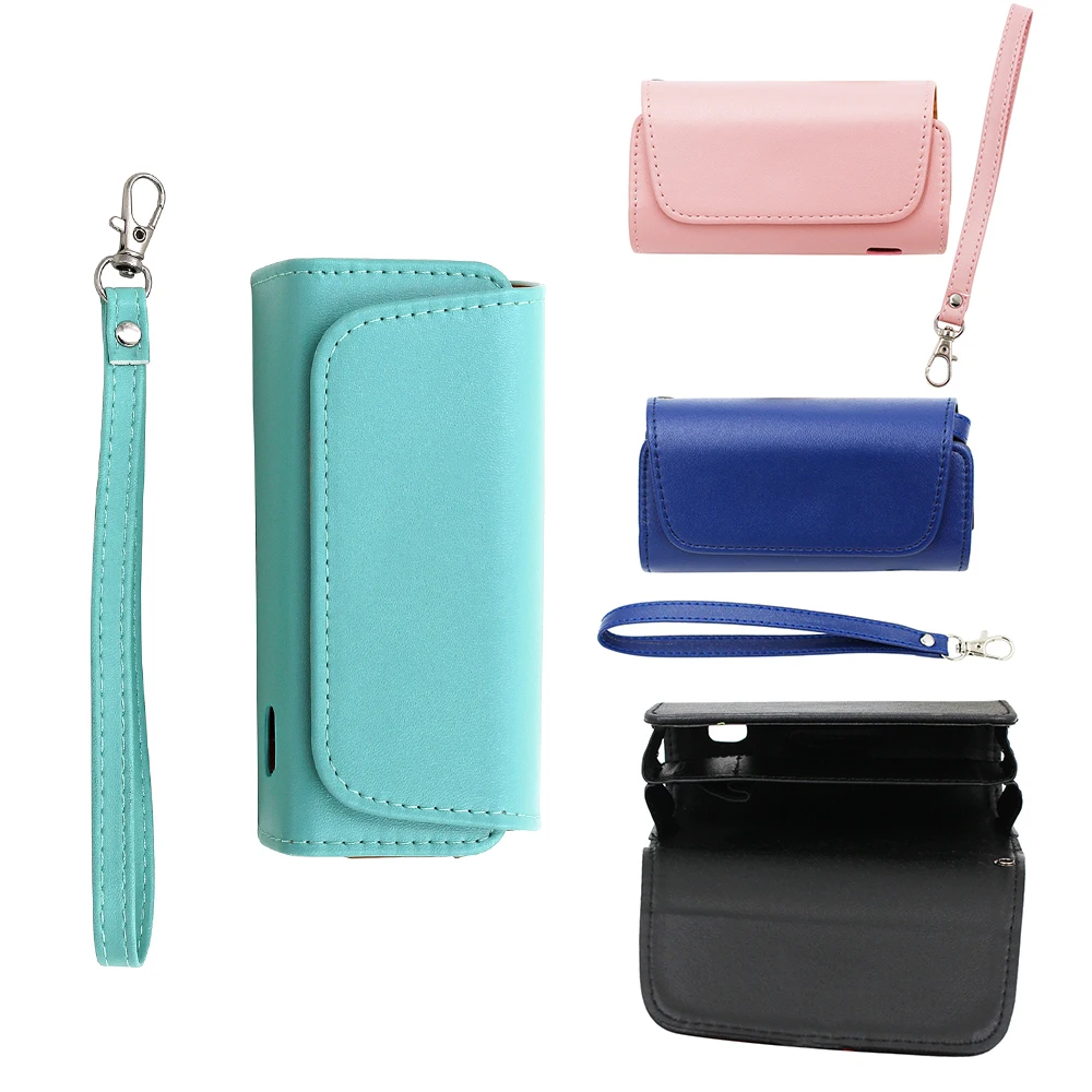 JINXINGCHENG 8 Colors Flip Case for IQOS 3.0 Duo Cover Pouch Holder Cover Wallet Leather Bag for IQOS 3DUO Accessories