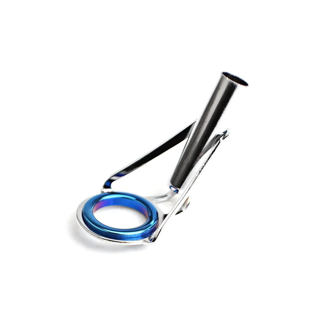 Fishing Guide Ring Rod Guide Fishing Ceramic + Stainless Steel Repair Kit Blue Replacement Tip Eye Top Tackle New