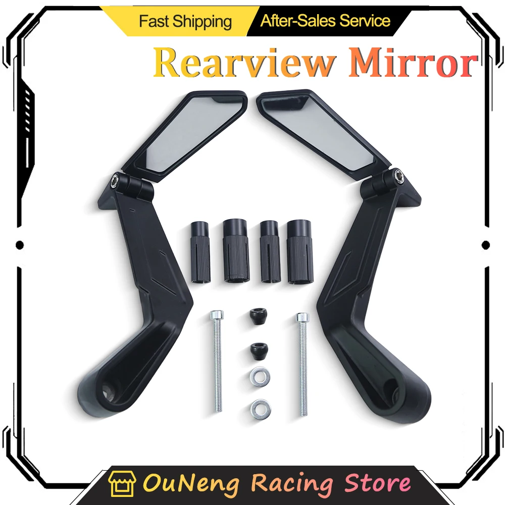 

Motorcycle Rearview Mirrors Scooter Bar End Handlebar Mirror Rear View Mirror Accessories Brake Clutch Protection Lever