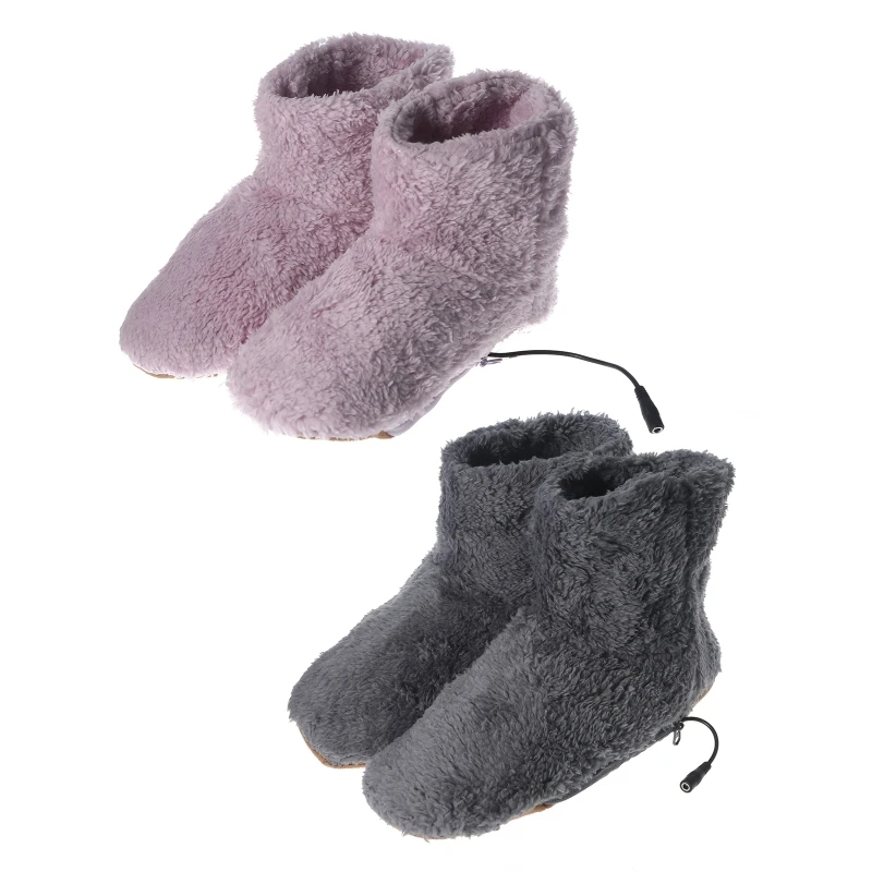 Women Thick Plush Foot Heater Winter USB Plug-in Thermal Heating Pad Dropship