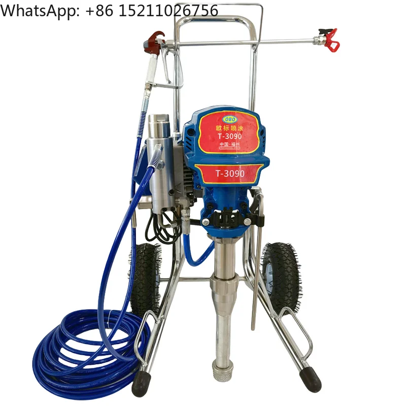 

T-3090 Портативный высококачественный электрический безвоздушный насос для распыления шпаклевки Прямая продажа с фабрики Power Spray -s для нанесения шпаклевки краски