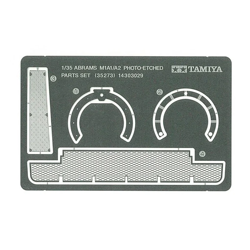 Tamiya 35273 Military Model Photo-Etched 1/35 U.S. M1A1/A2 Abrams Scale Hobby Model Kit