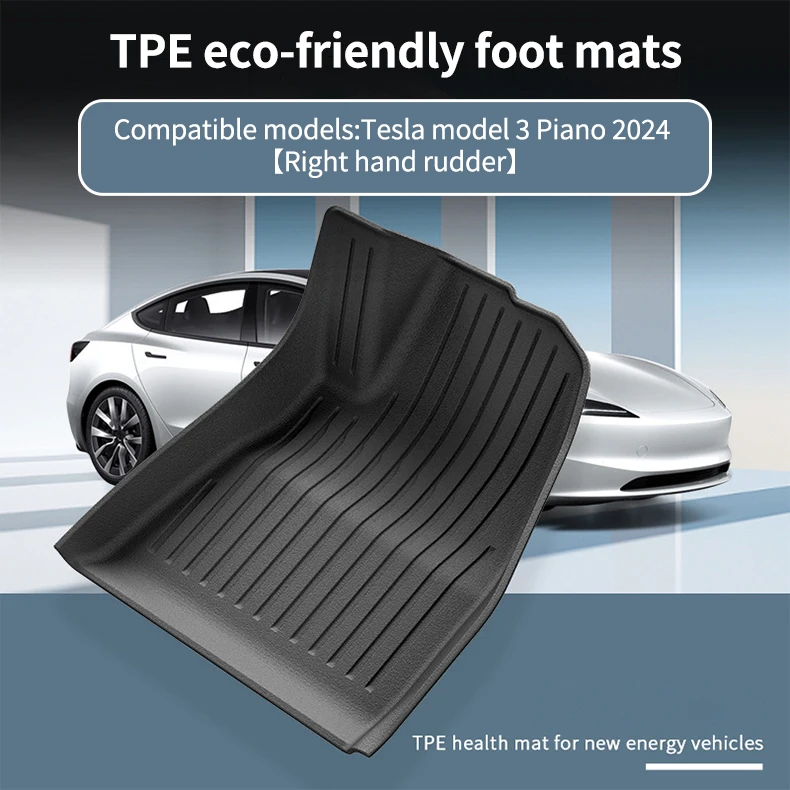 Car Accessories Designer pets Anti Slip Rubber All Weather Wholesale TPE Custom Luxury Universal  Mats