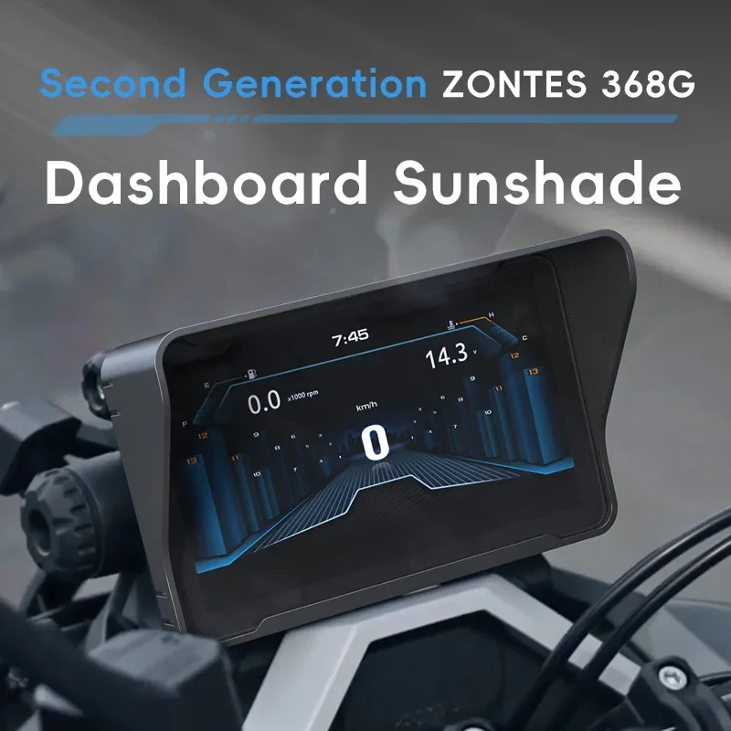 Sunproof Visor Cover For ZONTES 368G G368 368 2024 Motorcycle Accessories Instrument Screen Sunshade Guard Protection Dashboard