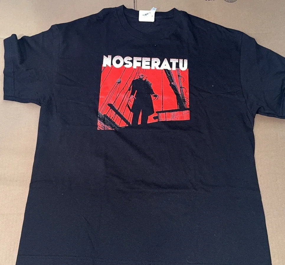 Nosferatu черная рубашка МУЖСКАЯ РАЗМЕР XL НОВЫЕ забавные футболки Ugus футболки с короткими рукавами эстетичная одежда