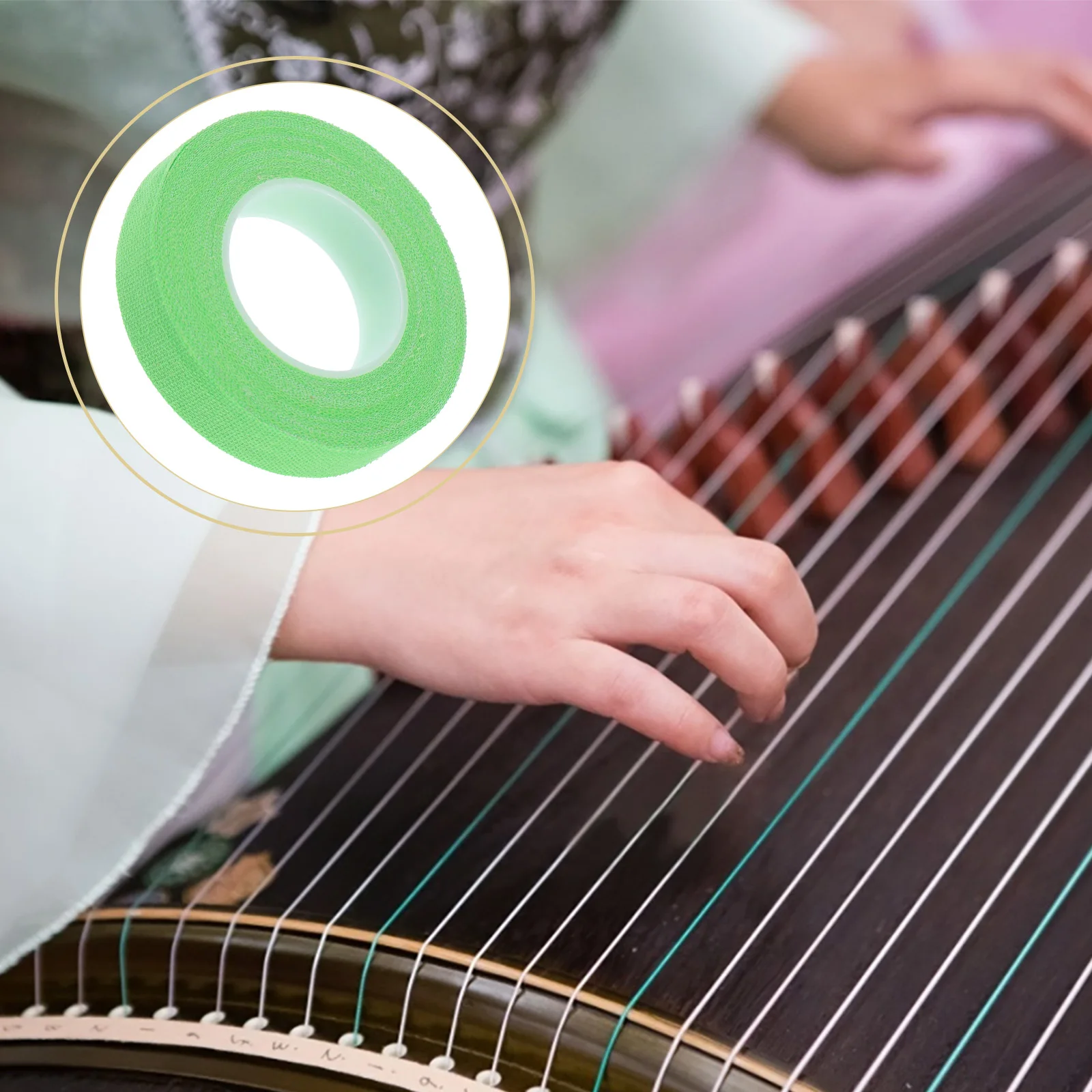 

5pcs Pink Guzheng Tape Pipa Supplies Adhesive Breathable Finger Tapes Anti Allergic Practical Stage Performance