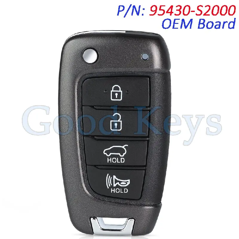 

KEYECU OEM Board 95430-S2000 for Hyundai Santa Fe 2019 2020 2021 Smart Remote Key Fob TQ8-RKE-4F39 4 Button 434MHz