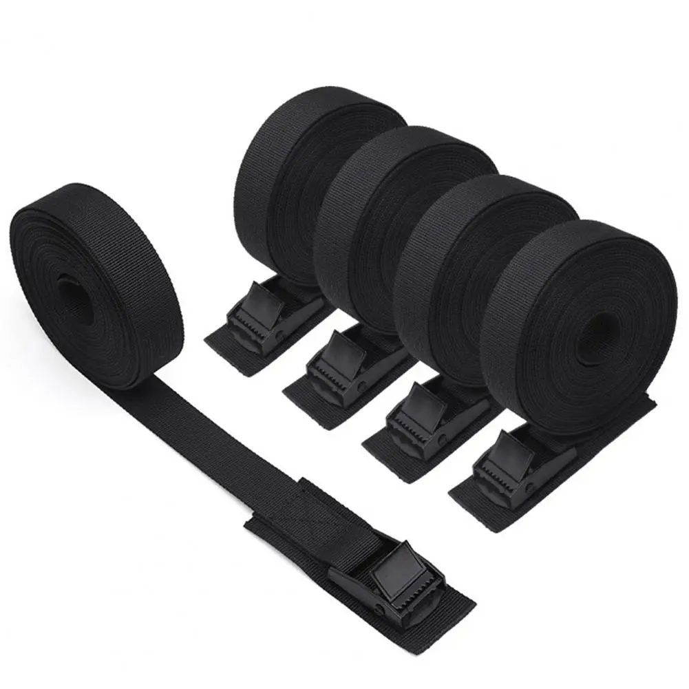 Quick Release Strap 4-pack Quick Release Cam Buckle Cargo Straps Adjustable Nylon Tie Down Straps with 250kg Tensile for Kayak