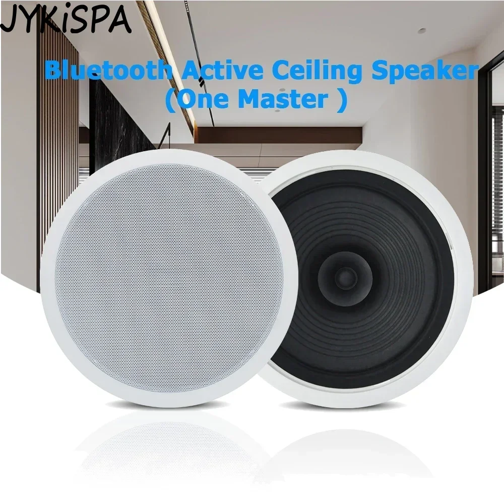 

8inch 20W Bluetooth Ceiling Speaker Built-in Digital Class D Amplifier Loudspeaker Home Sound System Wall Audio Speaker