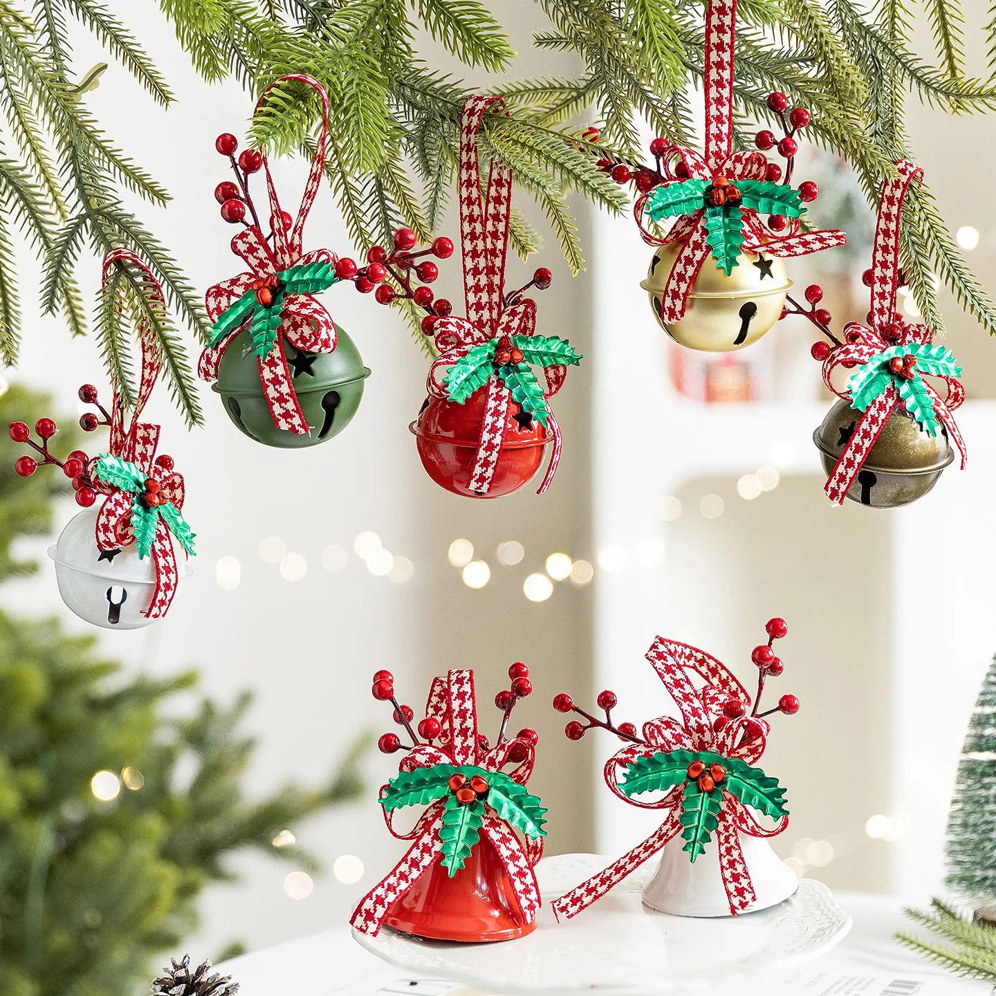 Christmas Tree Decoration Machine Manual Festival Pendant Bowknot Bells Holiday Christmas Gift Bows For Festival Celebration