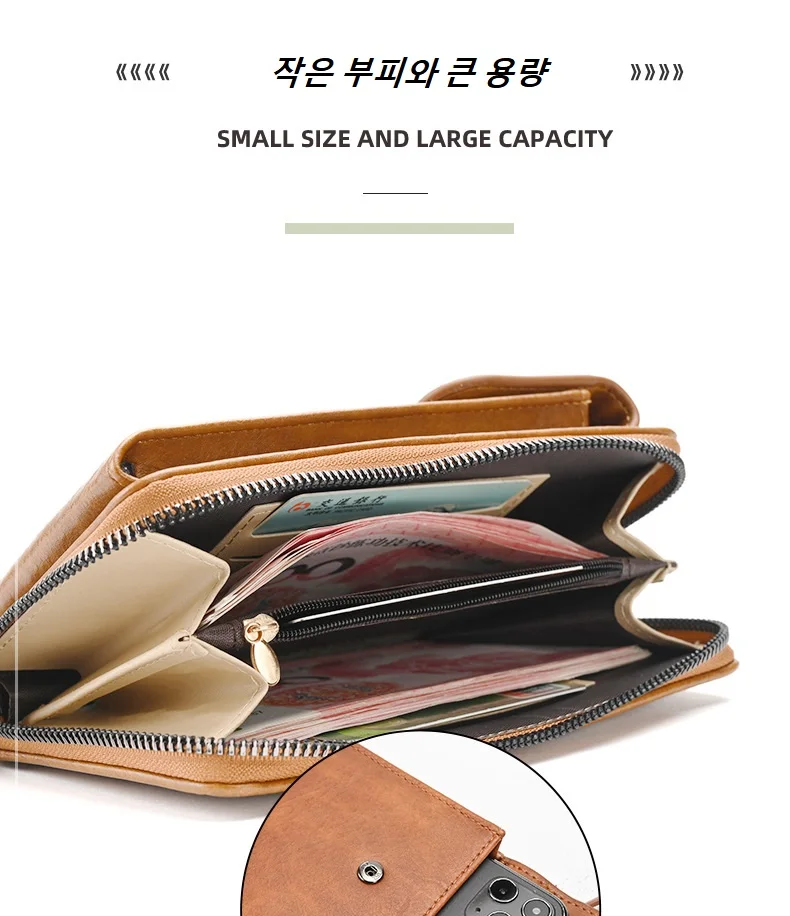2025 neue Damen Umhängetasche Kleine Umhängetasche Straße Multifunktionale Handy Brieftasche Handtasche PU – Detail 4