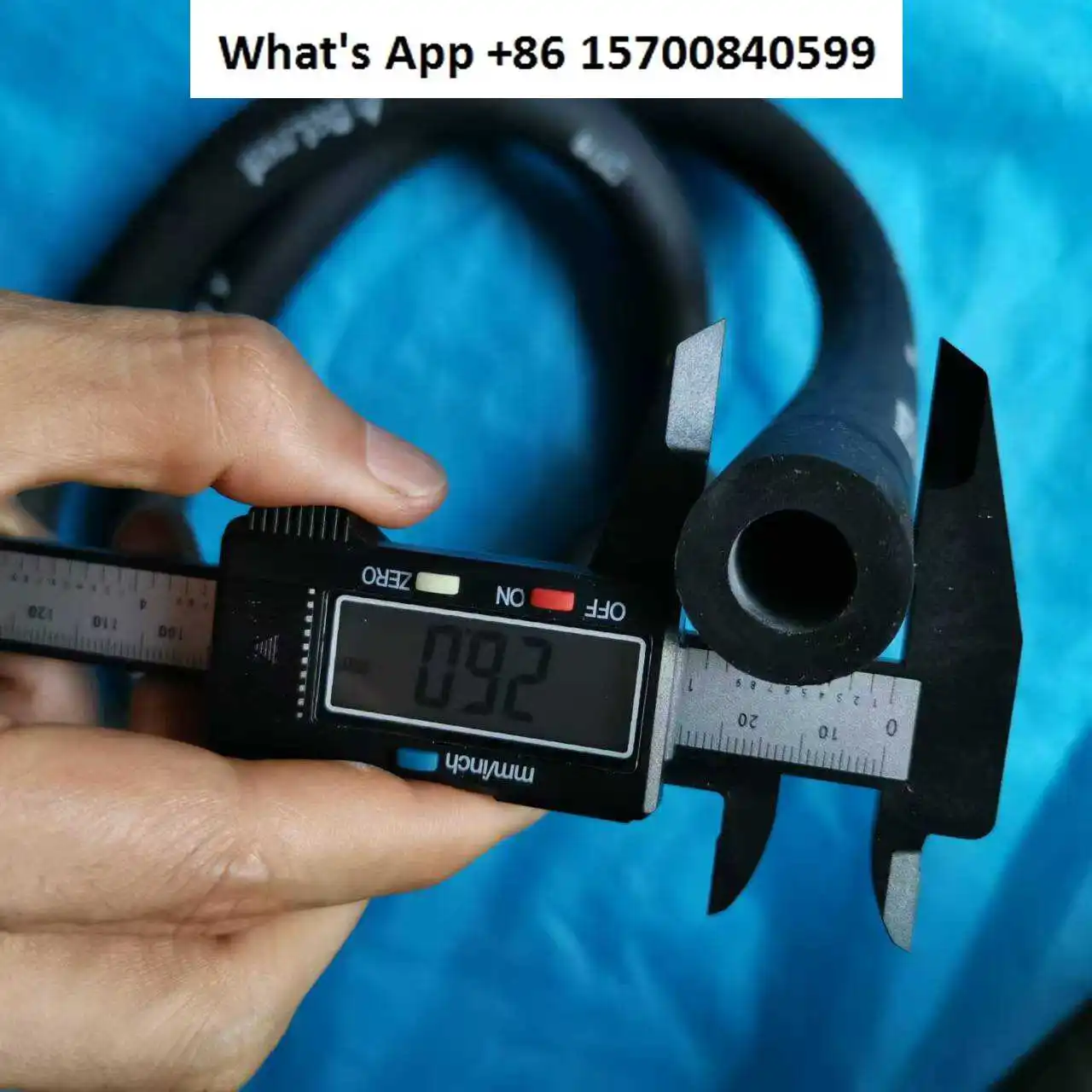 

Cleaning tube Mobile trolley Rubber milking tube 14X26mm Imported rubber about 1.6 meters