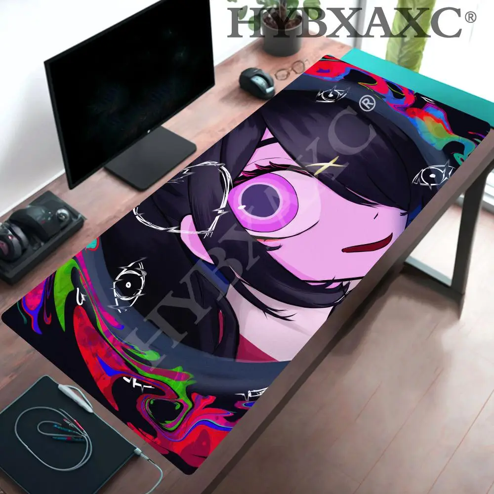 

HYBXAXC Gaming Mouse Pad N-NEEDY GIRL OVERDOSE Gamer Computer Accessories Keyboard Mat Mousepad Company Desk mat PC girl Anime