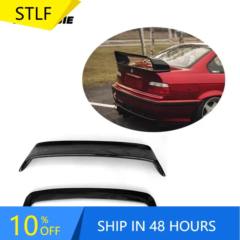 

Zuimi High-end Car Spoiler For 3 Series M Model E36 M3 Modified M Style Carbon Grain Bright Black Solid Air E36 Spoiler