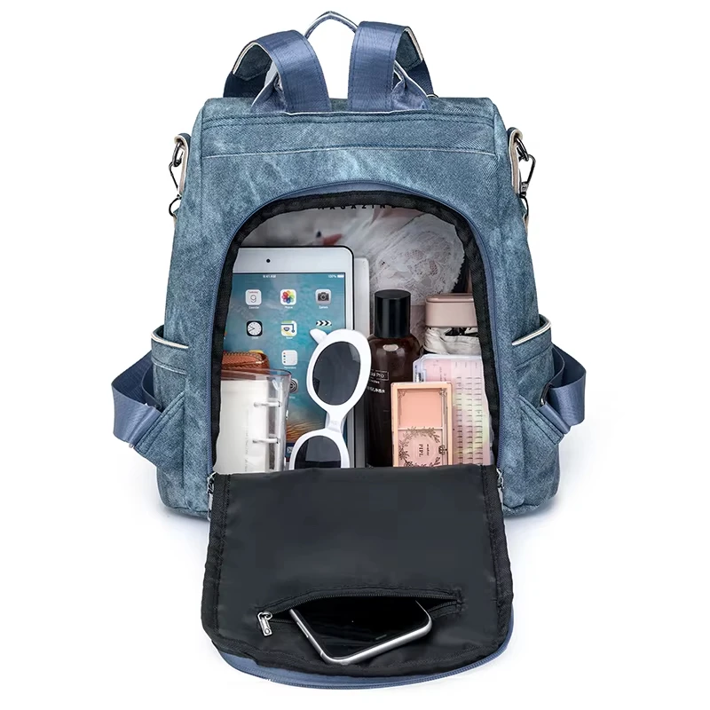 High Quality Leather Backpacks For Women Casual Knapsack Large Capacity Packs School Backpack For College Students Travel Bags