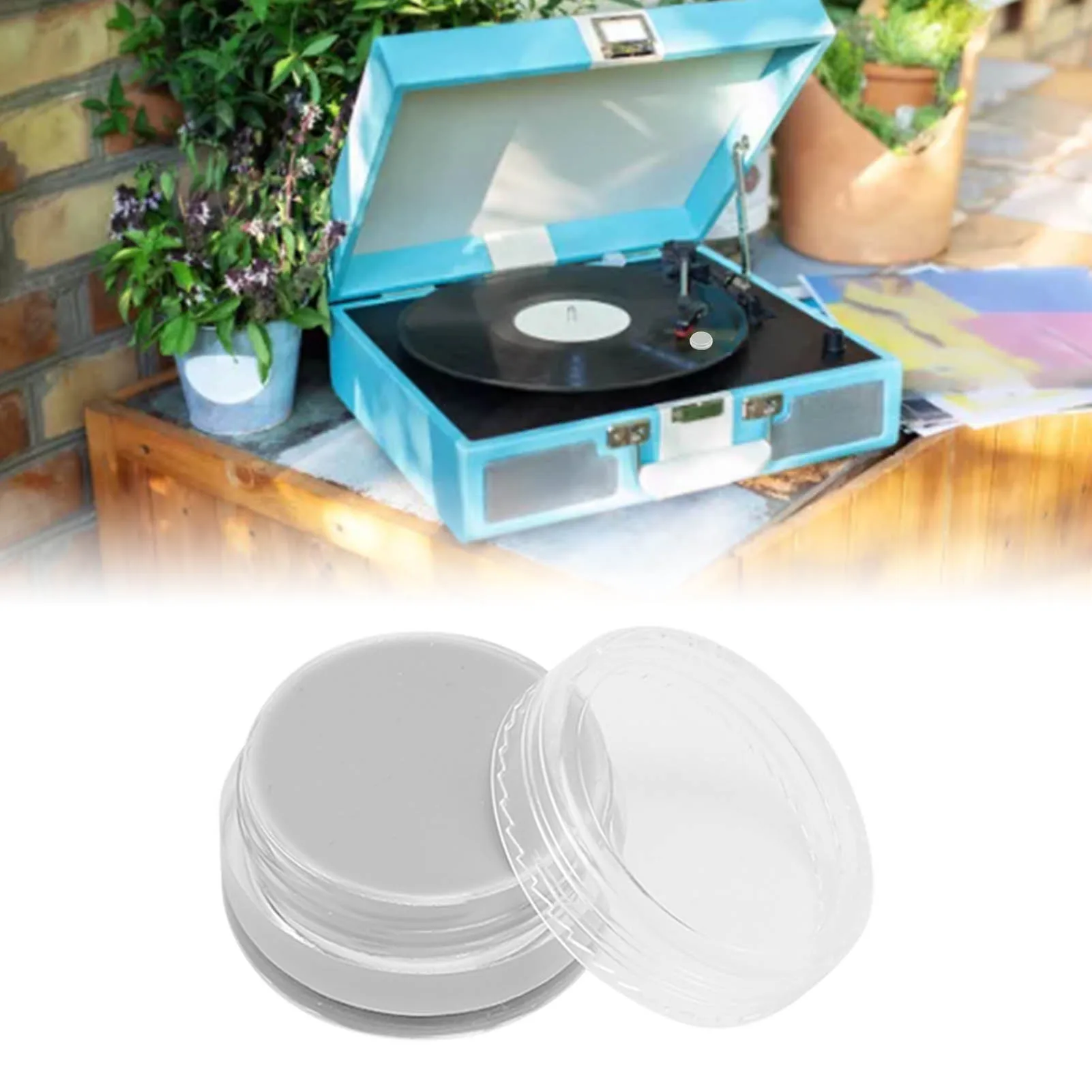 Turntable Stylus Clean Gel Static Free Dirt Debris Dry Cleaning Mixture Stylus Cleaner for LP Needle Cleaner