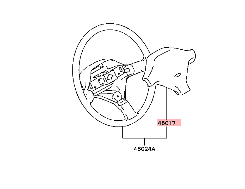 MB864309 Lenkradbezug Kompatibel mit Mitsubishi Pajero V31 V32 V33 Direkter Ersatzteil – Detail 2