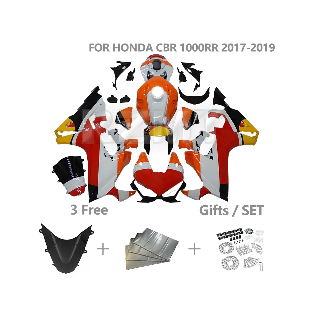 

Motorcycle Fairing Kit FOR HONDA CBR1000RR SP 2017-2019 CBR 1000RR ABS Customized Fairings Kit Plastic Body Parts H1017-107a