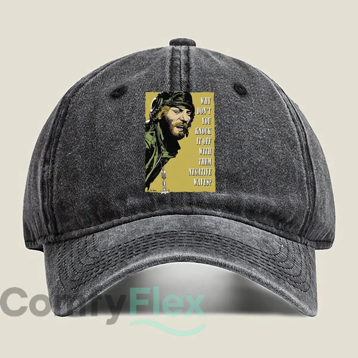 Retro Quote Poster Graphic Fashion Washed Baseball Cap Outdoor For Womens Unisex Female Beach Dad Hat Hip Hop