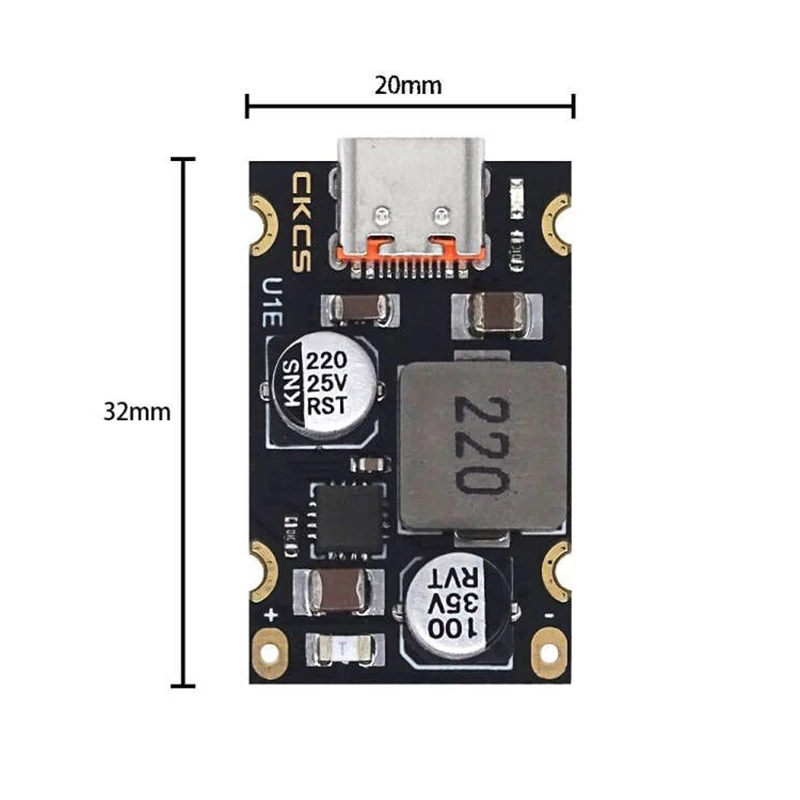 1PC PD65W Fast Charging Module Type-C USB Interface Supports PD3.1 QC3.0 SCP PPS Fast Charger 5V 9V 12V 20V