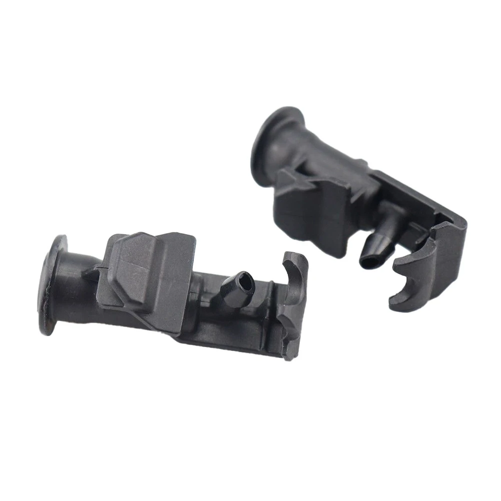 2Pcs Windshield Washer Nozzle Black Fit for Korando C New Actyon 2011+