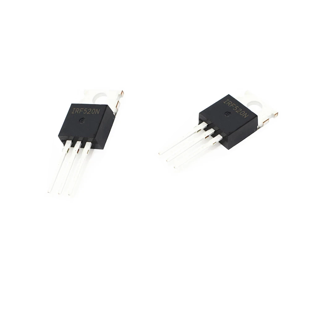 10PCS/LOT IRF520N IRF520NPBF IRF520 520N 100V9.8A TO-220 TO220 Transistor MOSFET