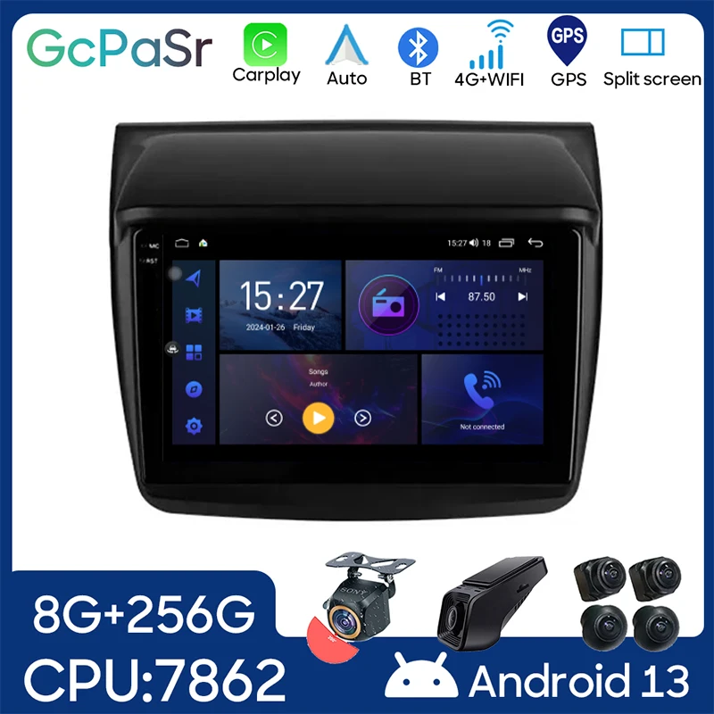 

Car Android For Mitsubishi Pajero Sport 2 L200 Triton 2008 - 2016 Auto Radio Stereo Head Unit Multimedia Player GPS Navigation