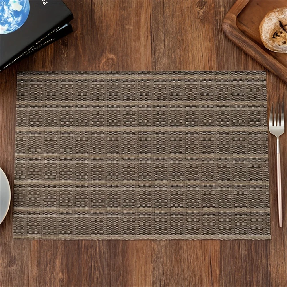 Washable PVC Placemat, Non-Slip Placemats, Heat Resistant Place Mats For Home