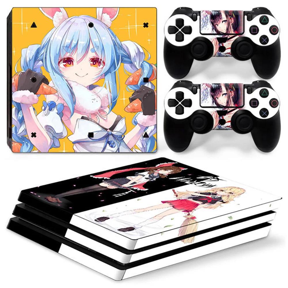 GAME  PS4 Pro Skin Sticker Decal Cover for ps4 Pro Console and 2 Controllers skin Vinyl slim sticker Decal