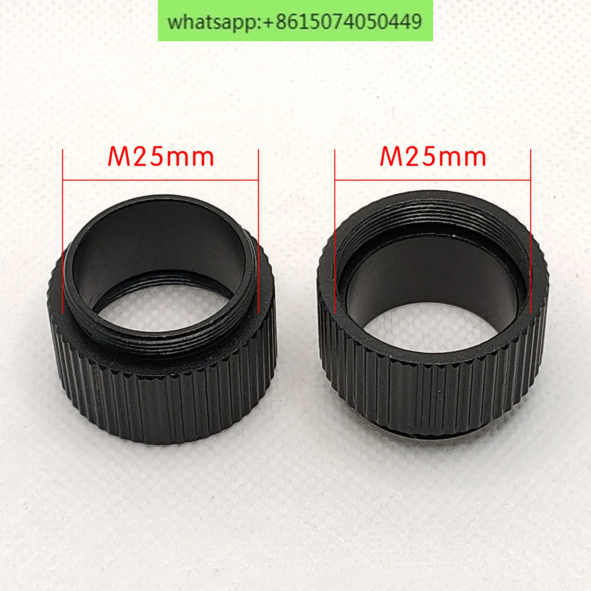 inner M25 to outer 25mm objective lens adapter ring, parfocal extension ring 15mm objective parfocal adapter ring