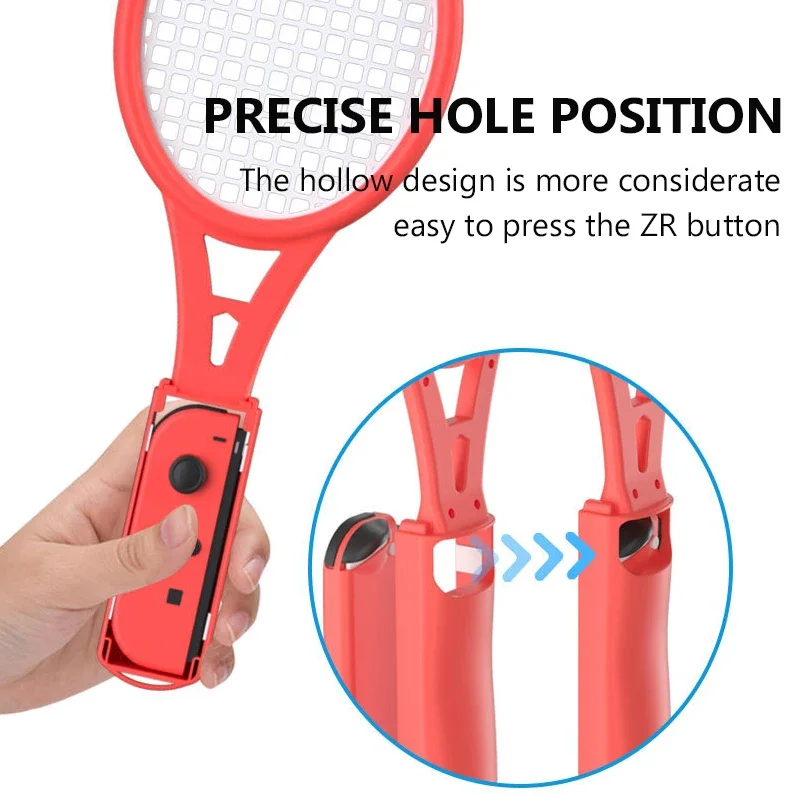 Tennis Racket For Nintendo Switch For Mario Tennis Aces Joy-Con OLEO Handle Holder Controller Grips Tennis ACES Game Accessories