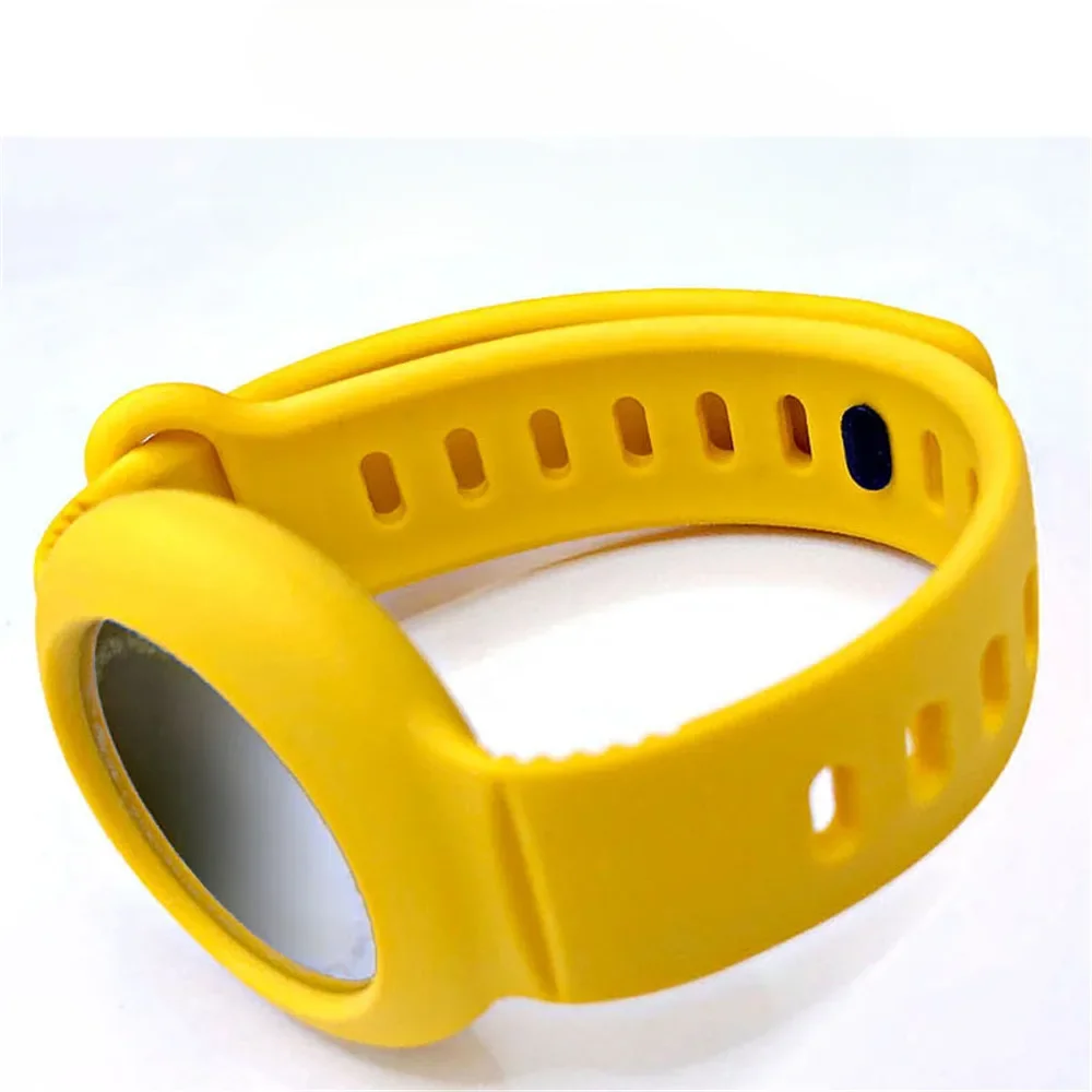 애플 에어태그용 소프트 실리콘 스트랩 케이스, 스크래치 및 낙하 방지 팔찌 보호 커버, 에어태그 어린이 시계 스트랩 쉘