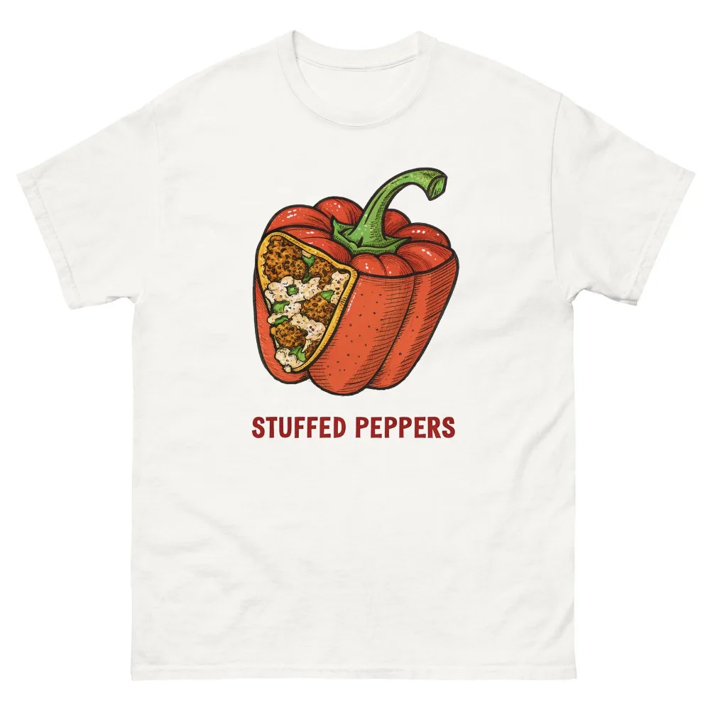 الرجال محشوة الفلفل عشاق الرسم التي شيرت عارضة القطن مضحك عطلة الطبخ المحملة هدية الطهاة العصرية الشارع الشهير الرجال الملابس