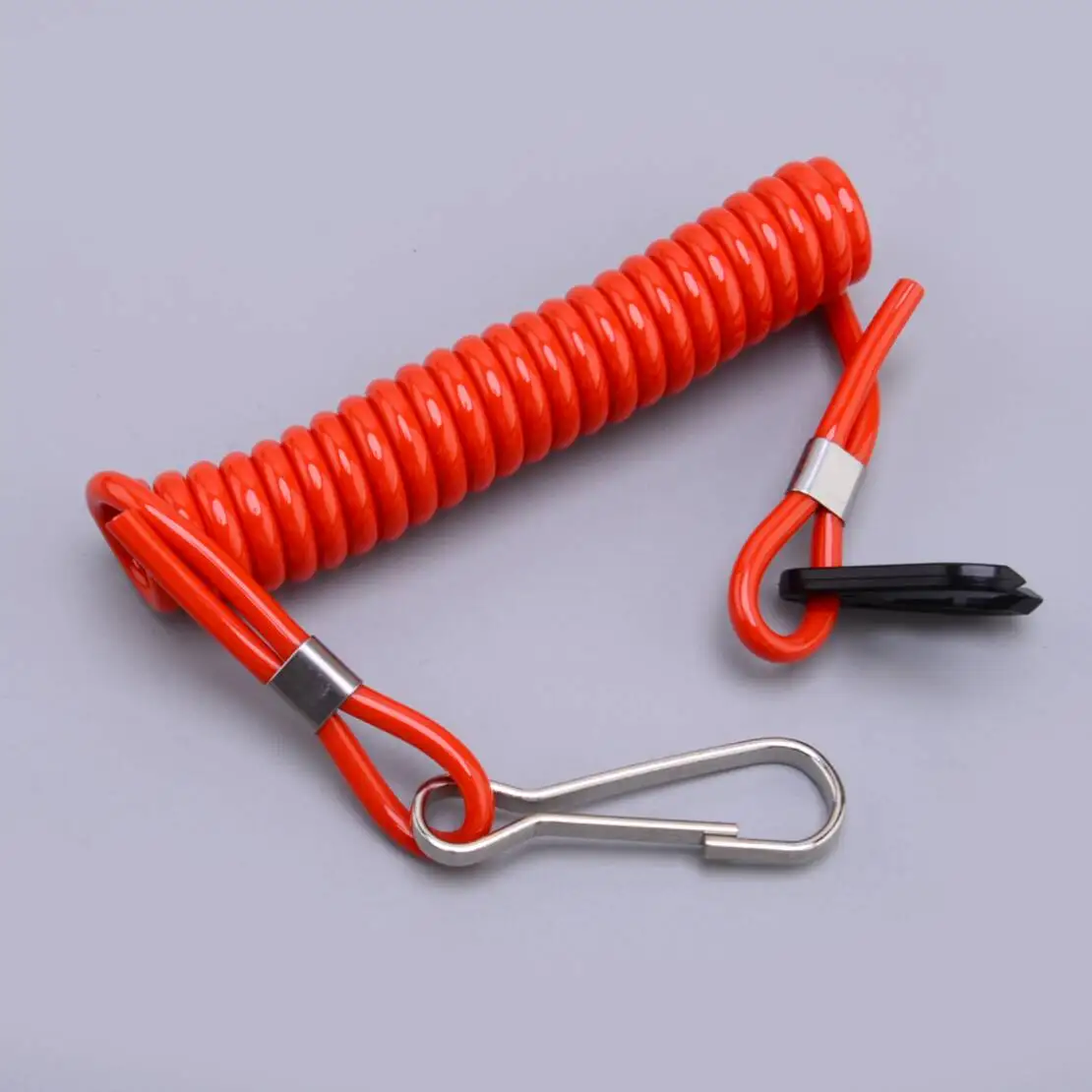 Outboard Engine Motor Kill Stop Switch Safety Tether Lanyard Cord Fit for Yamaha Red