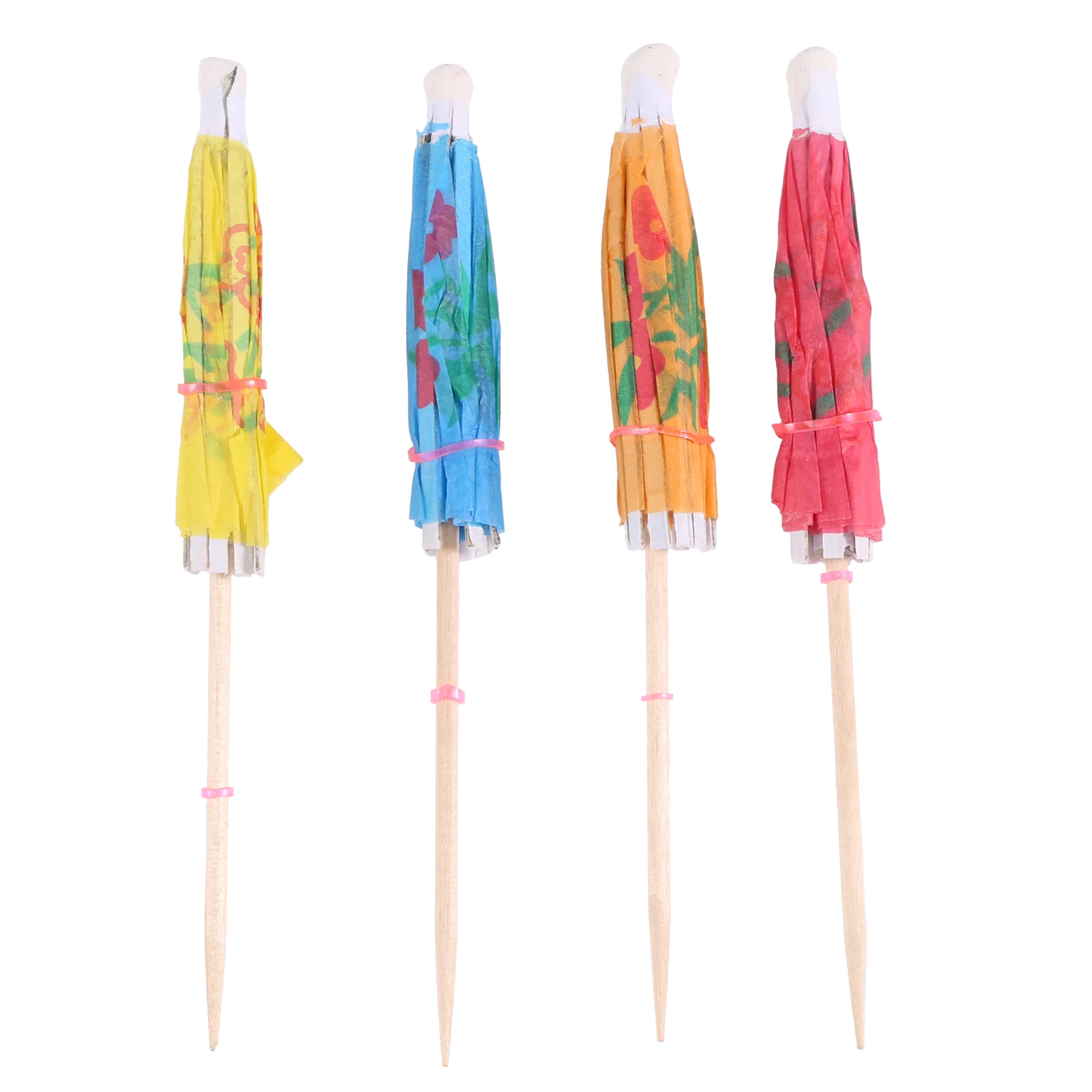 144Pcs Cocktail Umbrella for Drink&Food, Decorative Toothpicks for Party,Hotel, Restaurant,Tiki Bar,Hawaiian Party