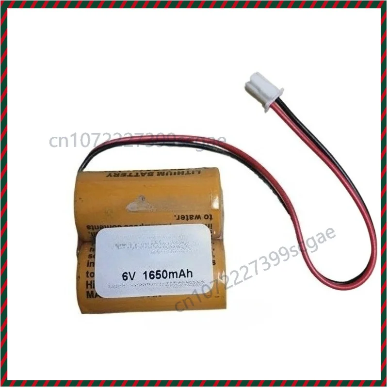 4pcs Replacement Battery Pack MR-BAT6V1 2CR17335A WK17 6V 1650mAh for Mitsubishi PLC Controller