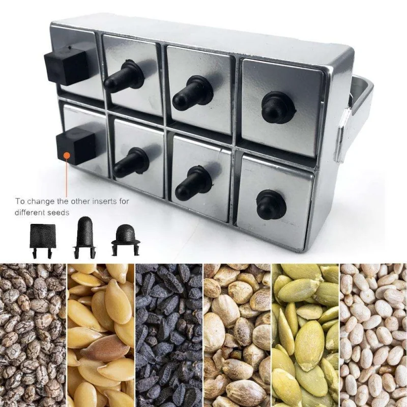 

Double - deck Handheld Seedling Soil Block Maker 2 - Inch Soil Blocking Tool for Seedling in Greenhouse and Garden Supplies