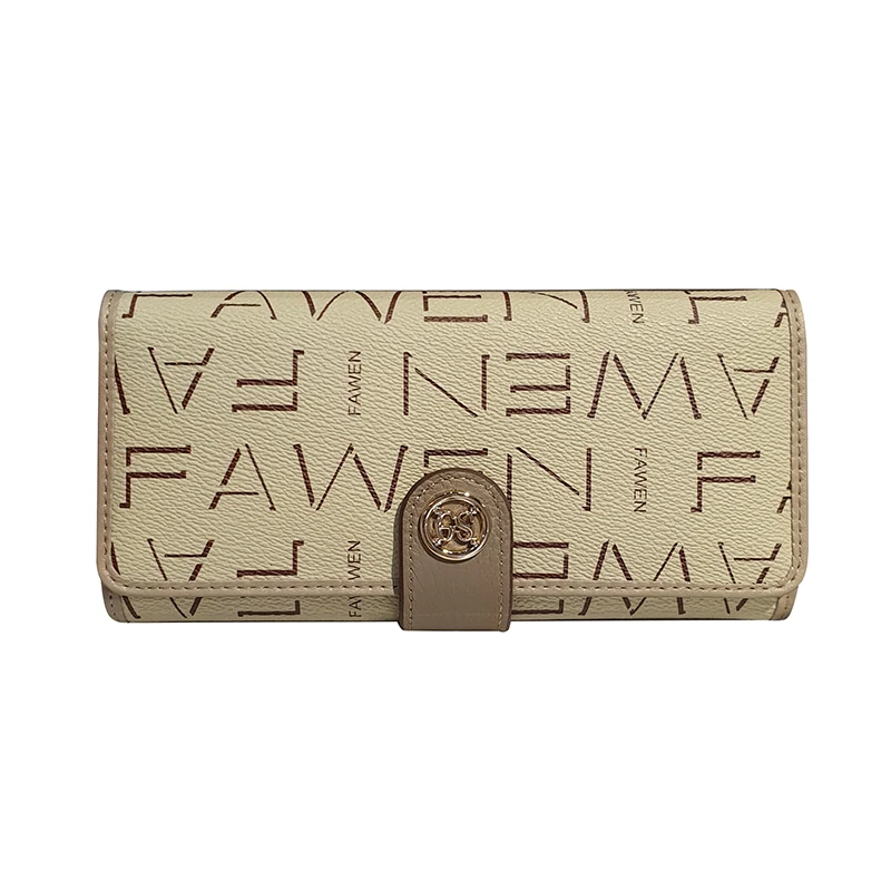 2025 Genuine Leather Women Wallets Letter Print Long Wallet First Layer Cowhide Clutch Bags For Ladies Two-tone Purse Billfold