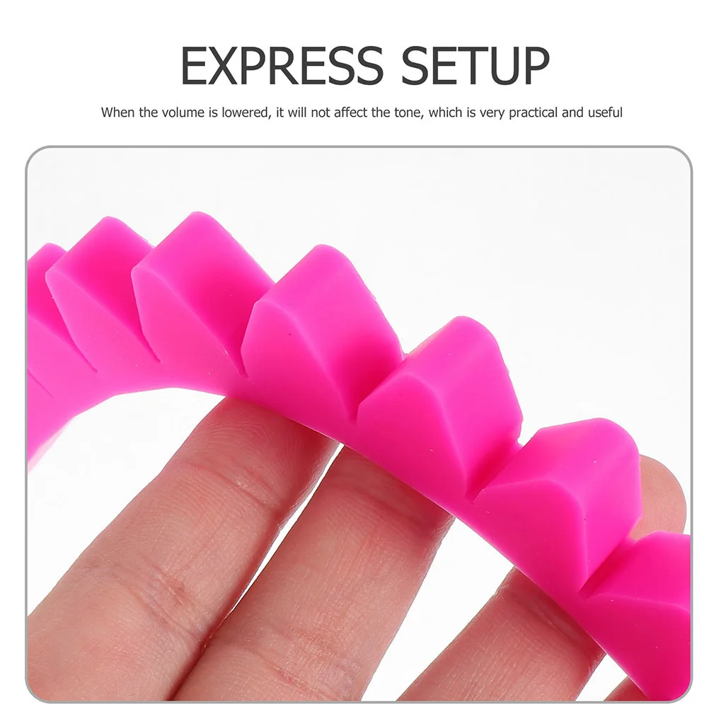 

2Pcs Silicone Guzheng Mutes Practice Sordines Durable Flexible Volume Reduction Protect Guzheng Musical Instrument Accessories