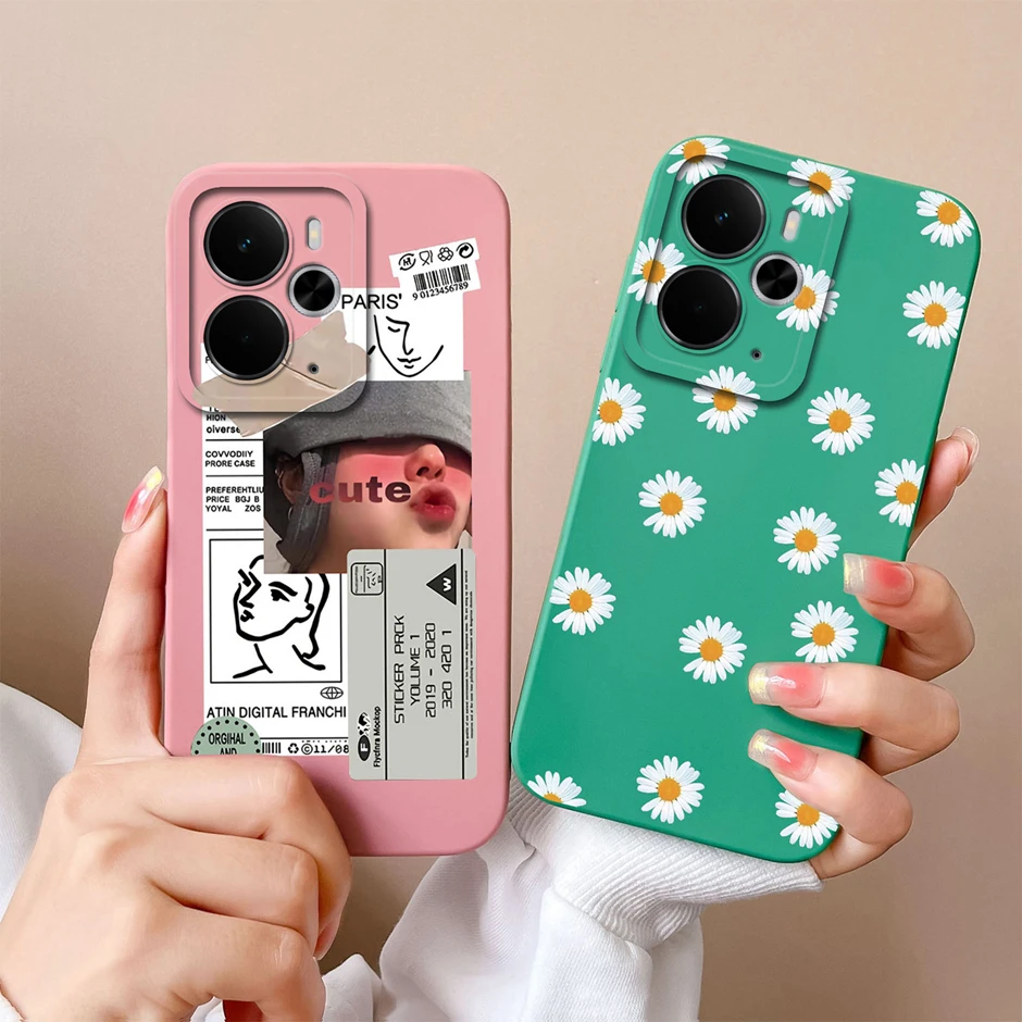 ل Realme 14 14T 14 Pro Plus 5G حافظة لطيف القط لينة سيليكون الغطاء الخلفي الواقي ل Realme14 14Pro Plus 14T سليم فوندا الوفير