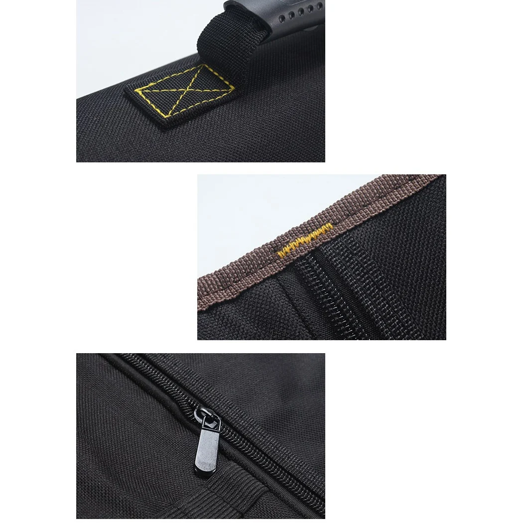 Chave Roll Up Ferramenta Bolsa Saco com Bolsos, Impermeável Canvas Wrench Roll Organizador Saco para Artesanato Handyman - B
