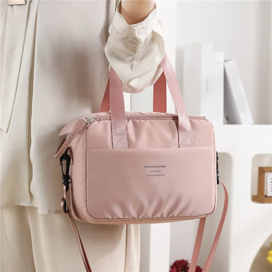 Borsa per il pranzo portatile per scatola per il pranzo con isolamento termico Tote Cooler Borsa Bento impermeabile Borse a tracolla per alimenti da ufficio