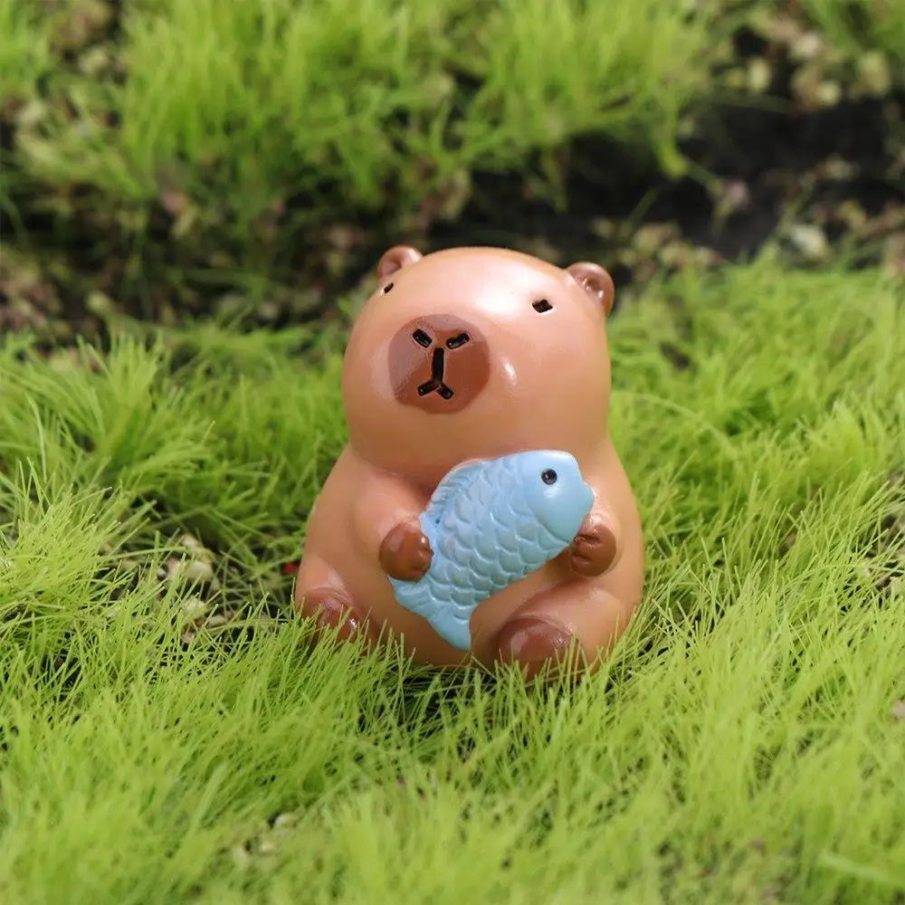 Figurines d'animaux Capibara Capybara, jouets de simulation de figure, modèle de dessin animé, modèle de simulation