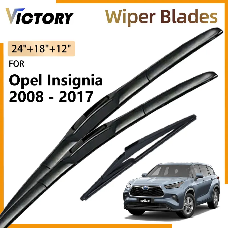 

3x Front Rear Wiper Blades For Holden Vauxhall Opel Insignia A 2008 - 2017 2016 2015 2013 2012 2009 Buick Regal Chevrolet Vectra